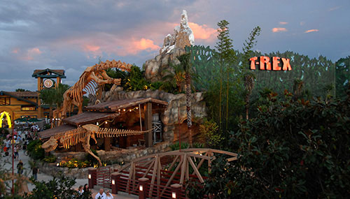 T-Rex cafe - A hands-on prehistoric experience.